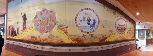 Mural in Alice Springs hospital